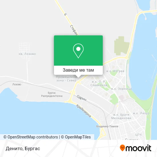 Денито карта