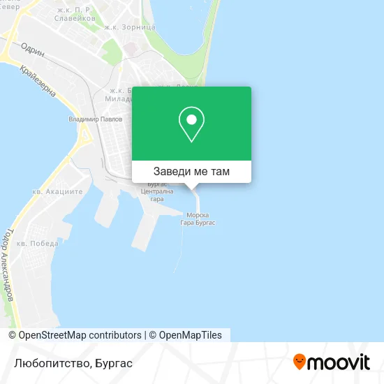 Любопитство карта