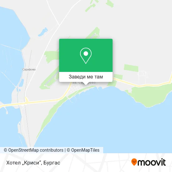 Хотел „Криси“ карта