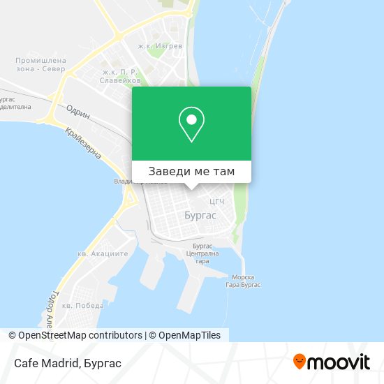 Cafe Madrid карта