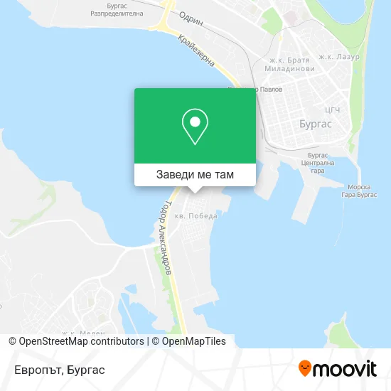 Европът карта