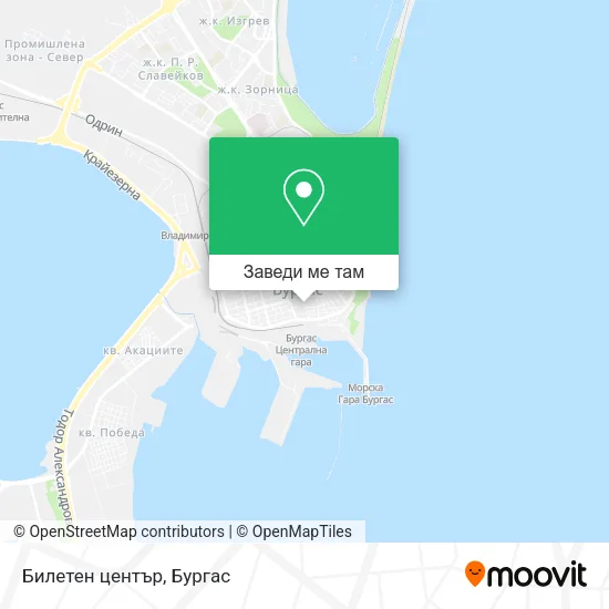 Билетен център карта