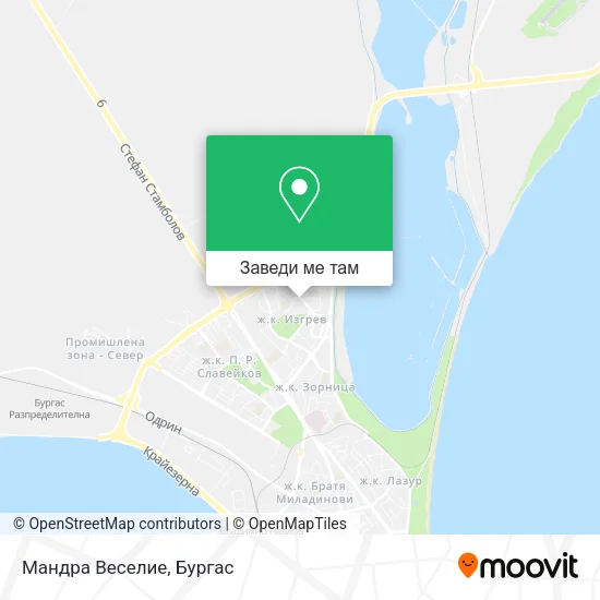 Мандра  Веселие карта