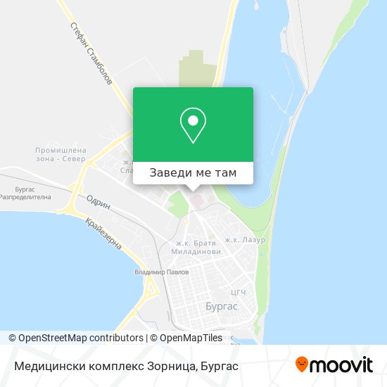 Медицински комплекс  Зорница карта