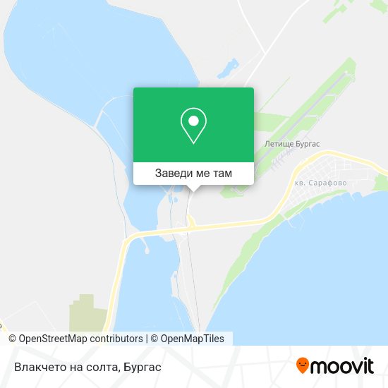 Влакчето на солта карта