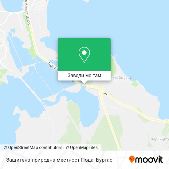 Защитена природна местност  Пода карта