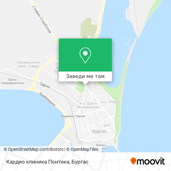 Кардио клиника Понтика карта