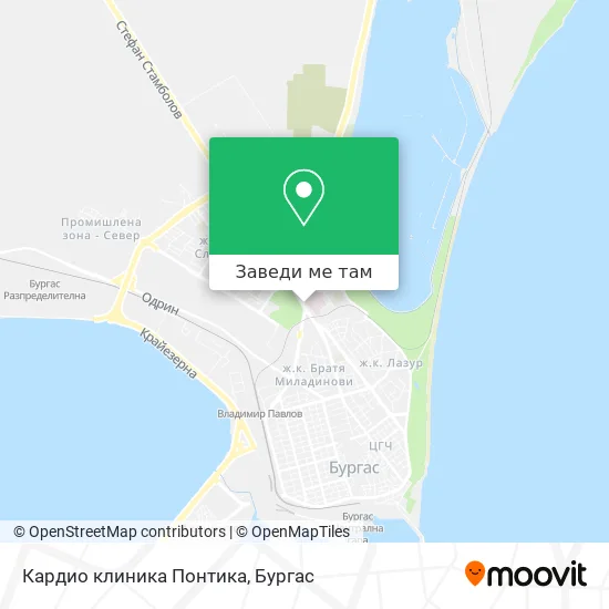 Кардио клиника Понтика карта