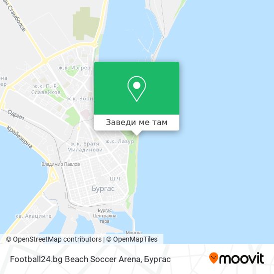 Football24.bg Beach Soccer Arena карта