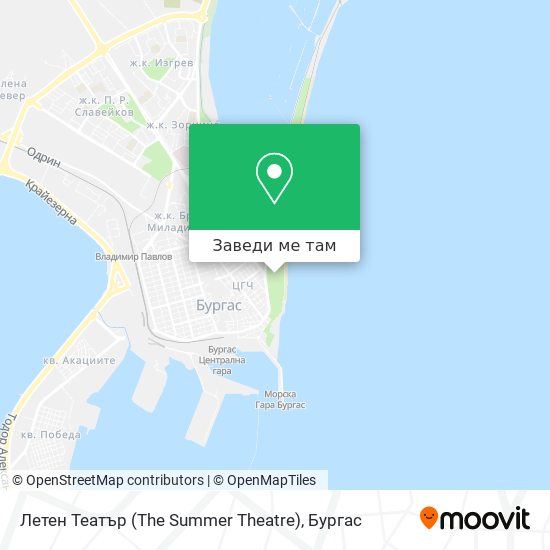 Летен Театър (The Summer Theatre) карта