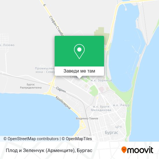 Плод и Зеленчук (Арменците) карта