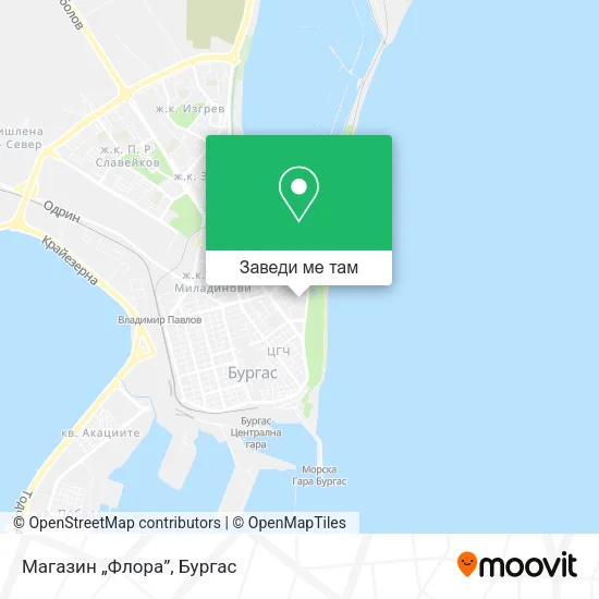 Магазин „Флора” карта