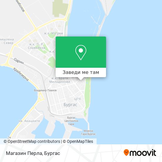 Магазин Перла карта