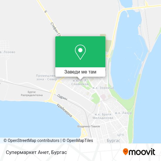 Супермаркет Анет карта