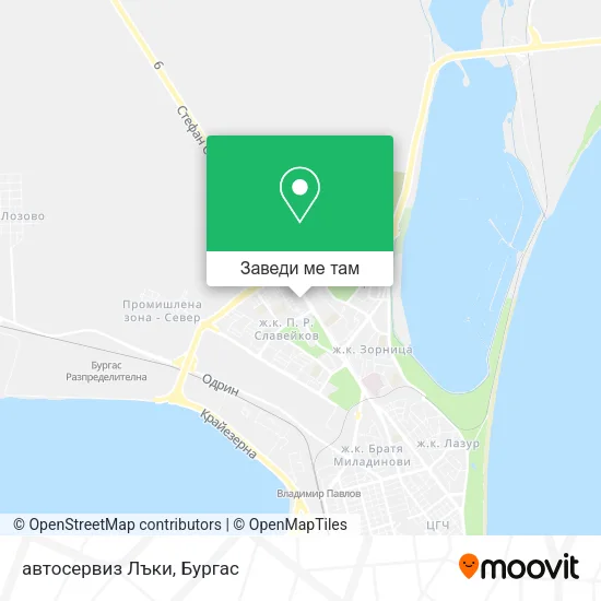 автосервиз  Лъки карта