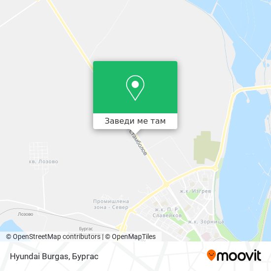 Hyundai Burgas карта