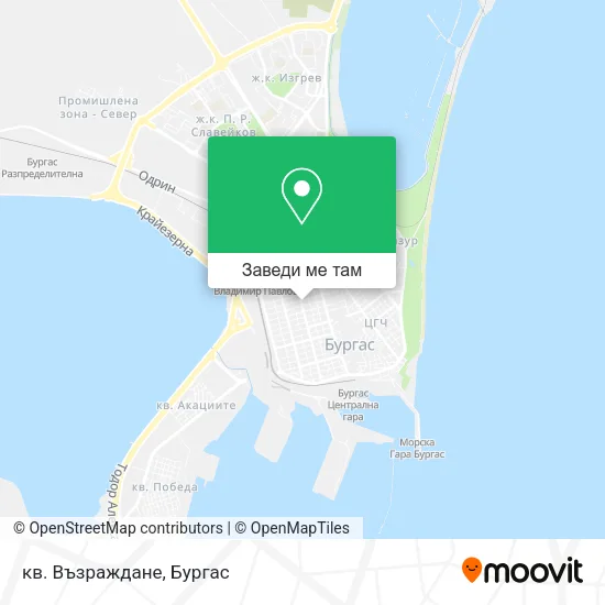 кв.  Възраждане карта