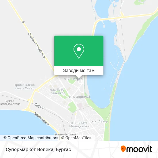 Супермаркет  Велека карта