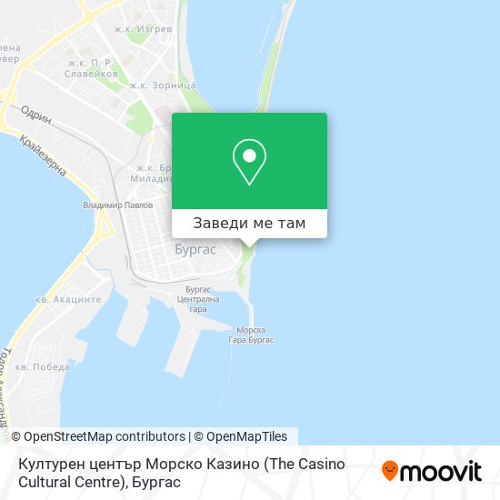 Културен център  Морско Казино  (The Casino Cultural Centre) карта