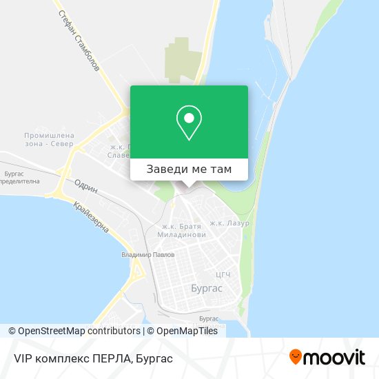 VIP комплекс  ПЕРЛА карта