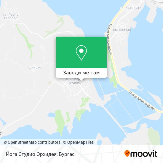 Йога Студио  Орхидея карта
