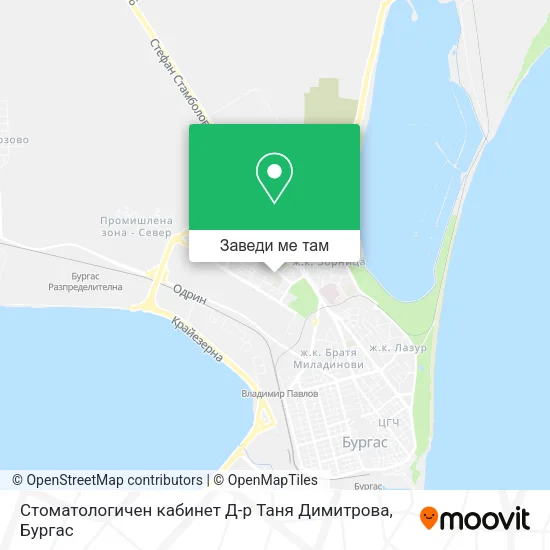 Стоматологичен кабинет Д-р Таня Димитрова карта