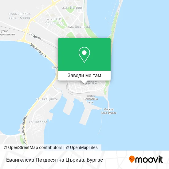 Евангелска Петдесятна Църква карта