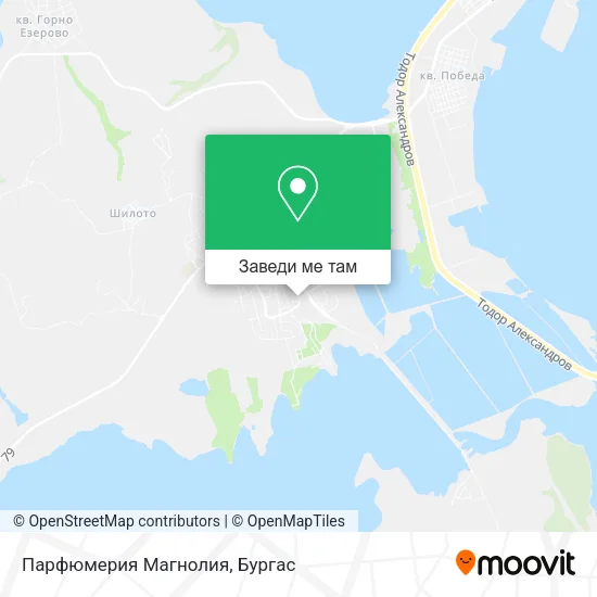 Парфюмерия  Магнолия карта