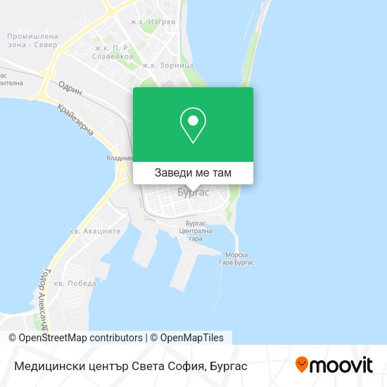 Медицински център   Света София карта