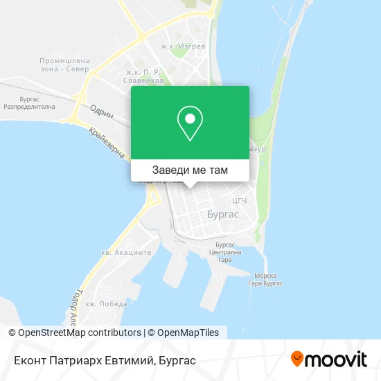 Еконт  Патриарх Евтимий карта