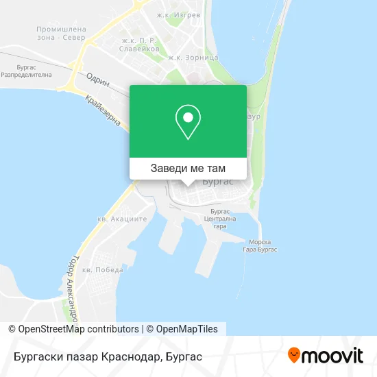 Бургаски пазар  Краснодар карта