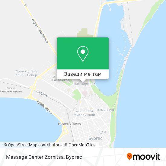 Massage Center Zornitsa карта