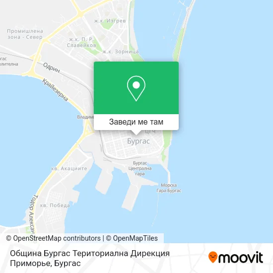 Община Бургас Териториална Дирекция Приморье карта