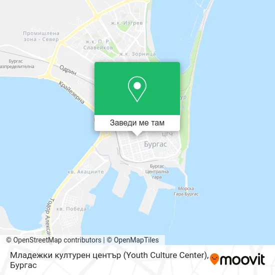 Младежки културен център (Youth Culture Center) карта