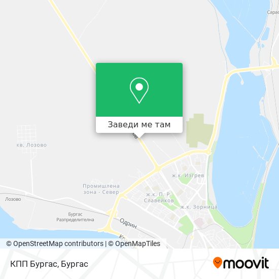 КПП Бургас карта