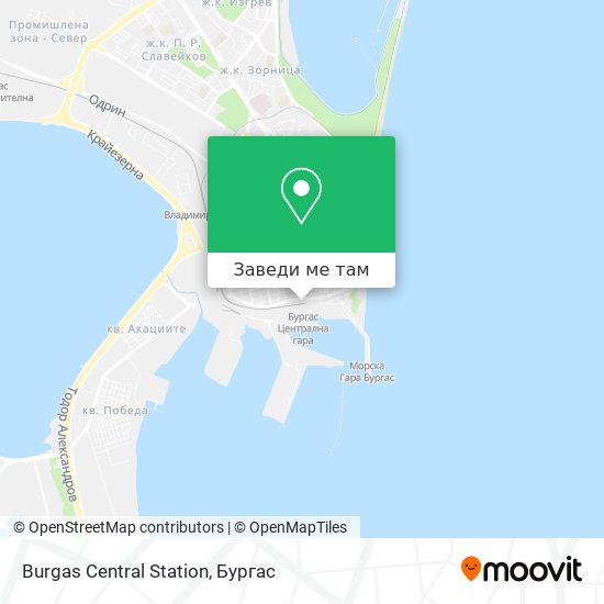 Burgas Central Station карта