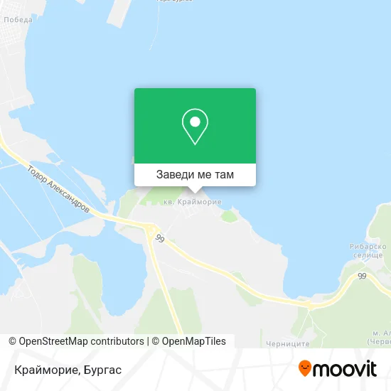 Крайморие карта