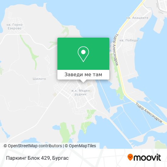 Паркинг Блок 429 карта