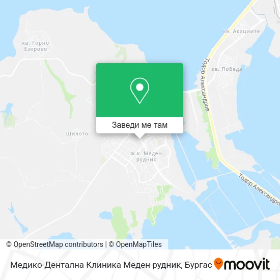 Медико-Дентална Клиника Меден рудник карта