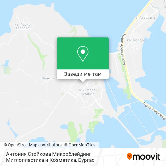 Антония Стойкова Микроблейдинг Миглопластика и Козметика карта