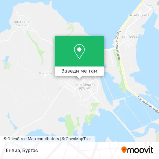 Енвир карта