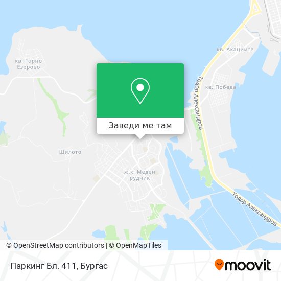 Паркинг Бл. 411 карта