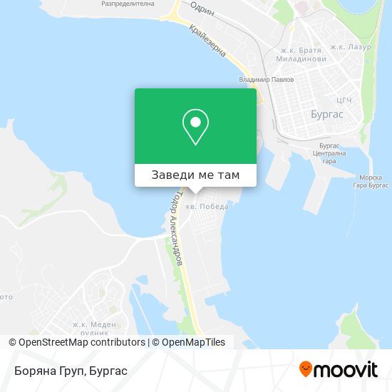 Боряна Груп карта
