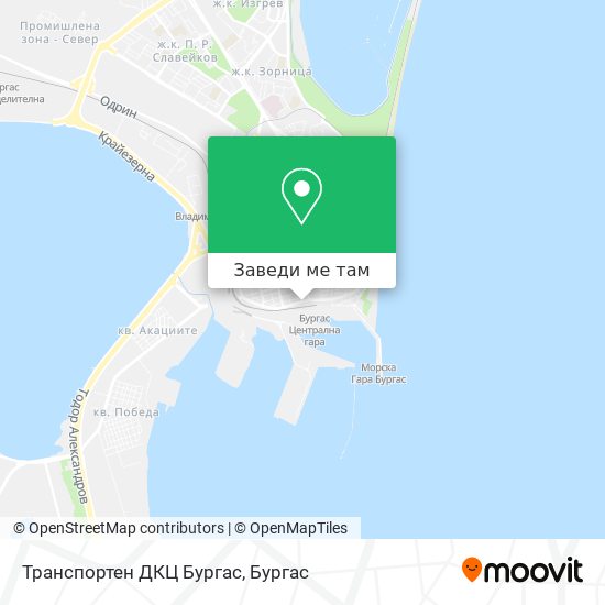 Транспортен ДКЦ Бургас карта