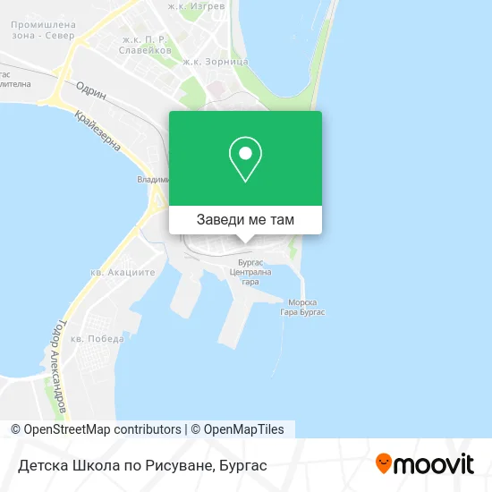 Детска Школа по Рисуване карта