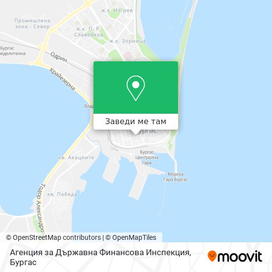 Агенция за Държавна Финансова Инспекция карта