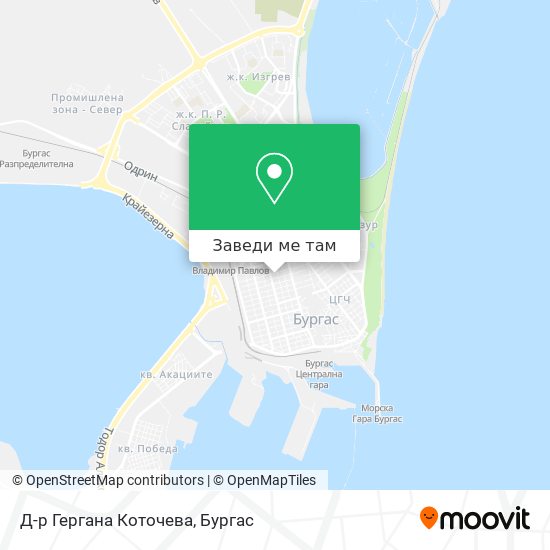 Д-р Гергана Коточева карта