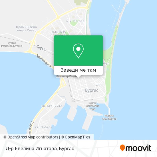Д-р Евелина Игнатова карта