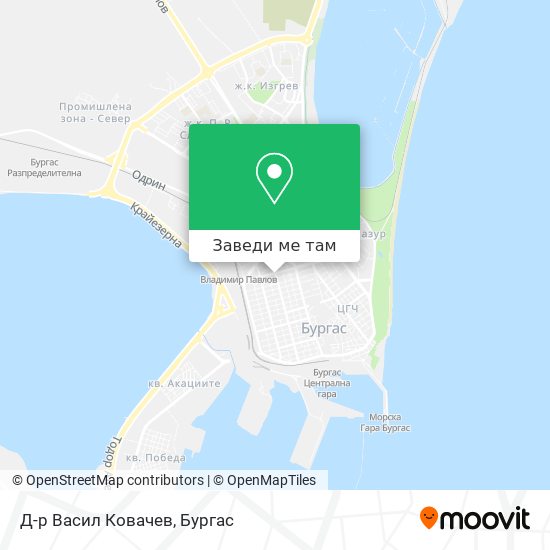 Д-р Васил Ковачев карта