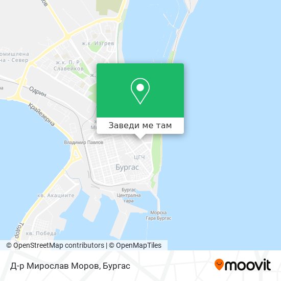 Д-р Мирослав Моров карта